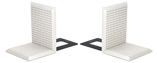 Illustration for article titled A pair of custom Lego bookends starts with these angled baseplates